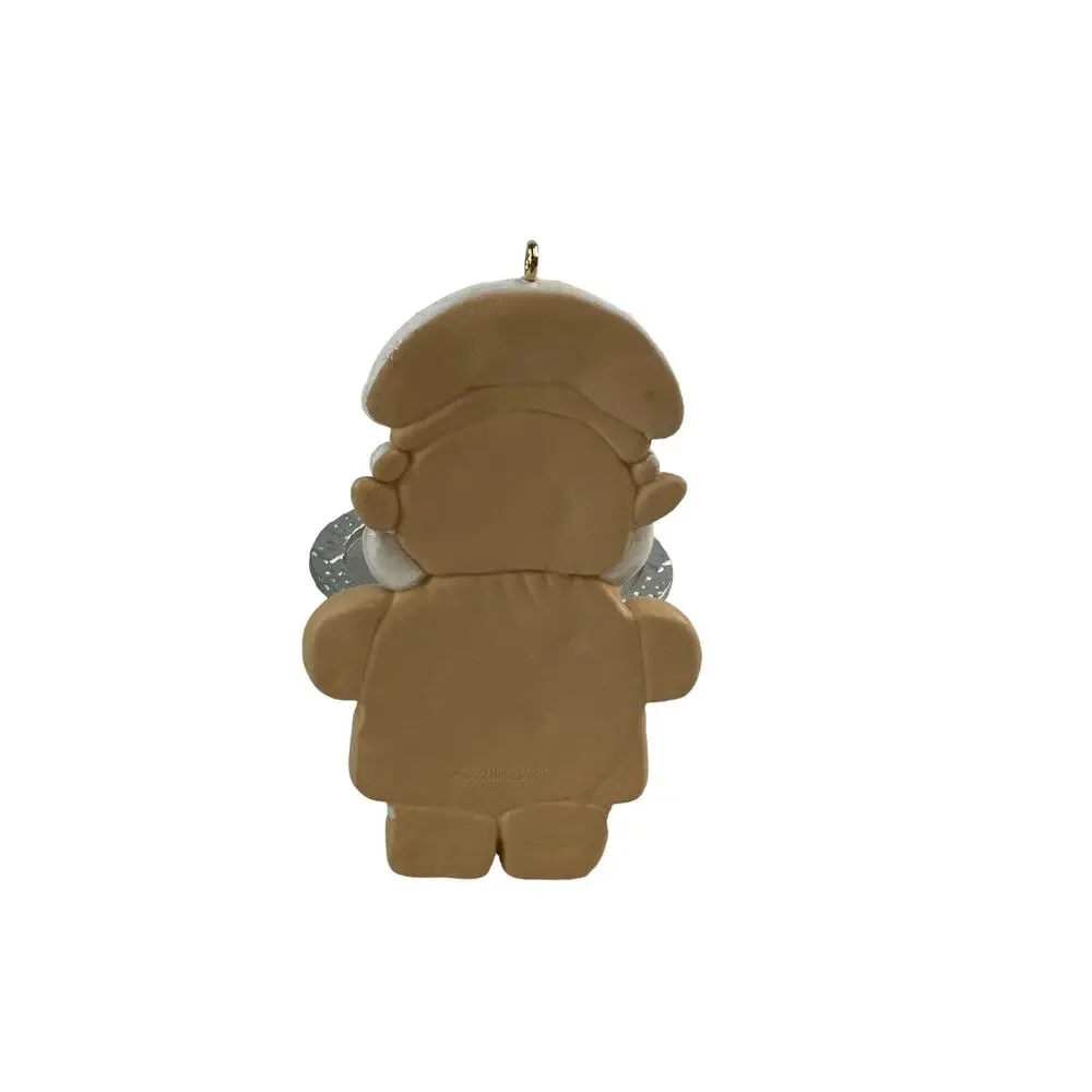 Vintage 1990 Hallmark Keepsake Gingerbread Elf Baker Christmas Ornament with Box